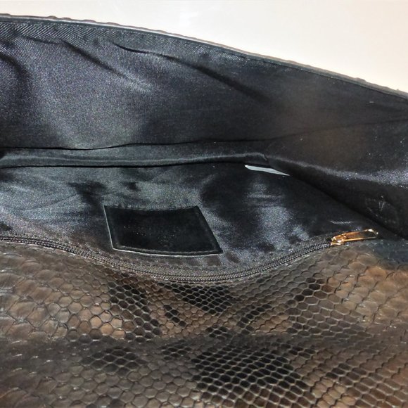 ELIZABETH GRANT Black Purse Clutch Purse Evening Bag - Picture 7 of 10